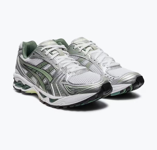 ASICS Gel-Kayano 14 White Pure Silver Slate Grey Sage