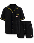 Casablanca Badstof Zomerset — Zwart / Geel