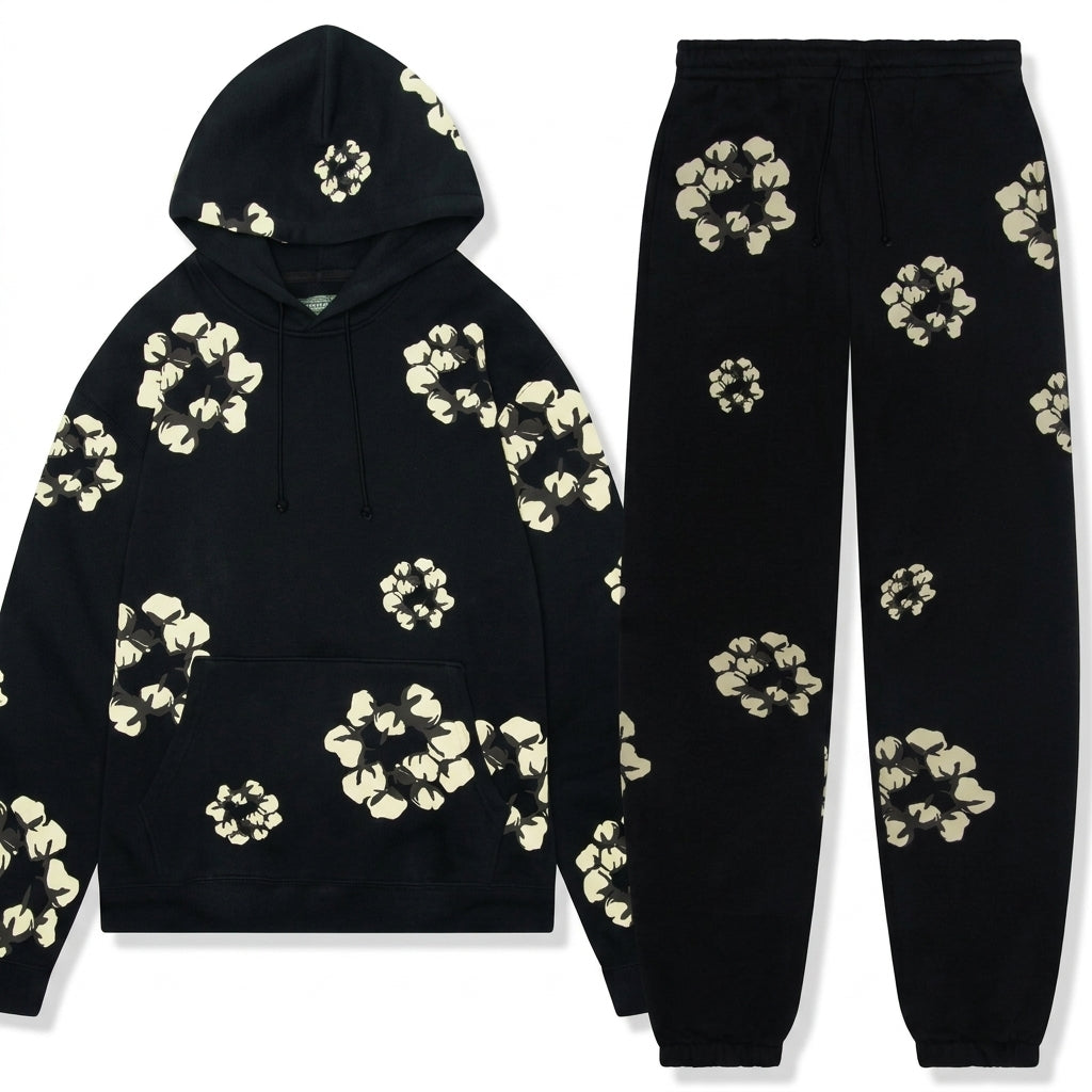 Denim Tears x CPFM Cactus Tracksuit — Zwart