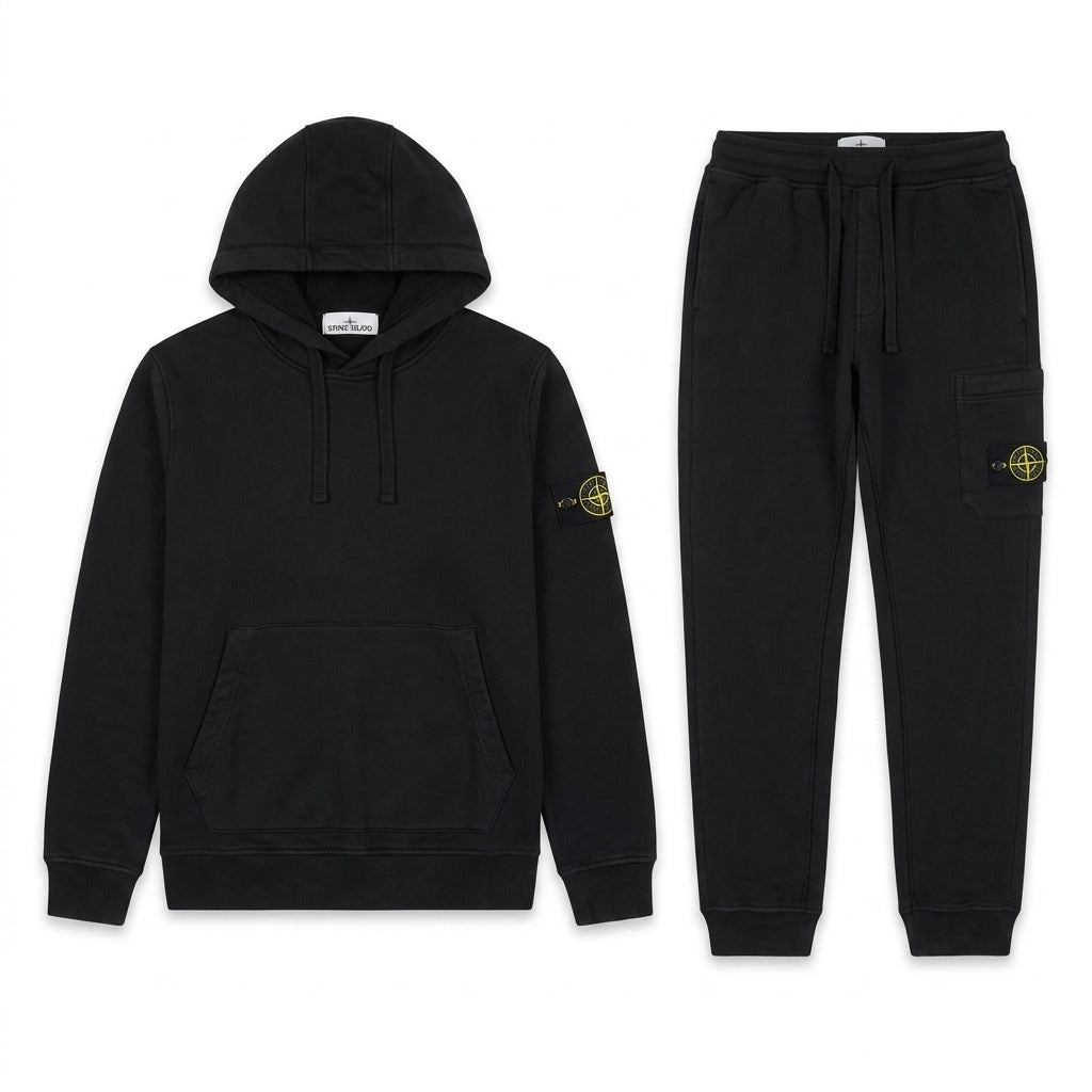 Stone Island Tracksuit - Black