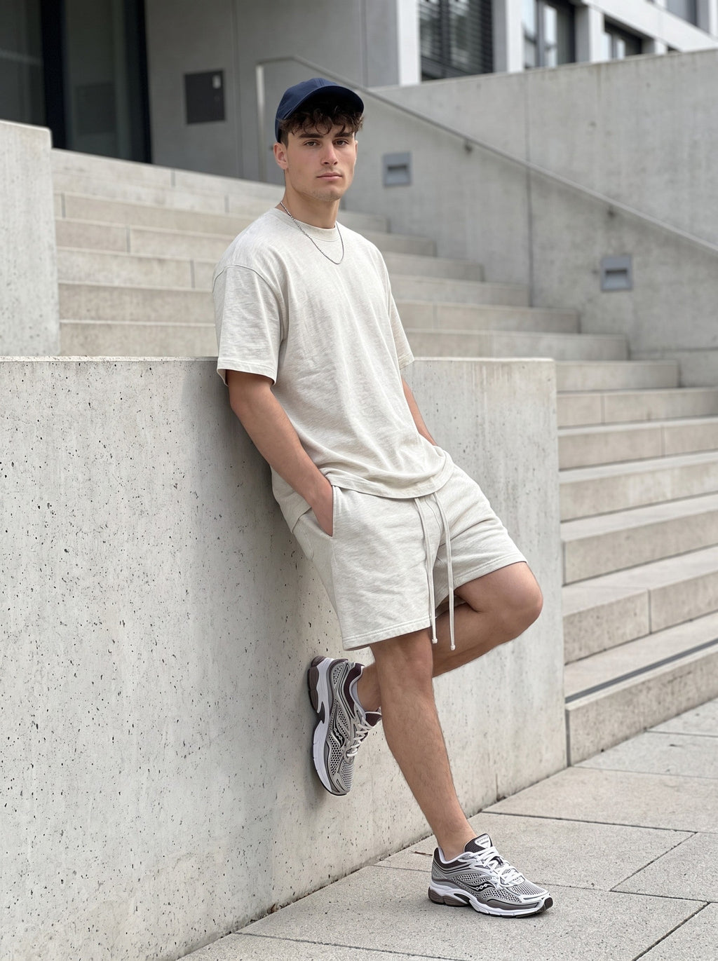 Essentials Zomerset gedragen door model