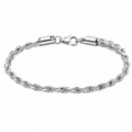 Cael - Stainless steel armband koord 3mm