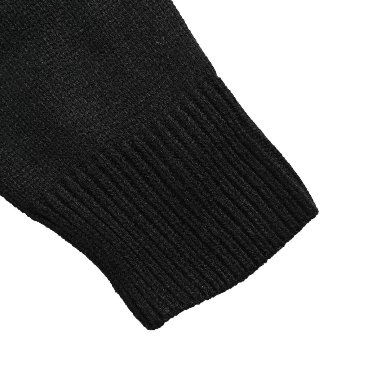Celine Logo-Embroidered Wool & Cashmere Blend Half Zip Black – foto 6