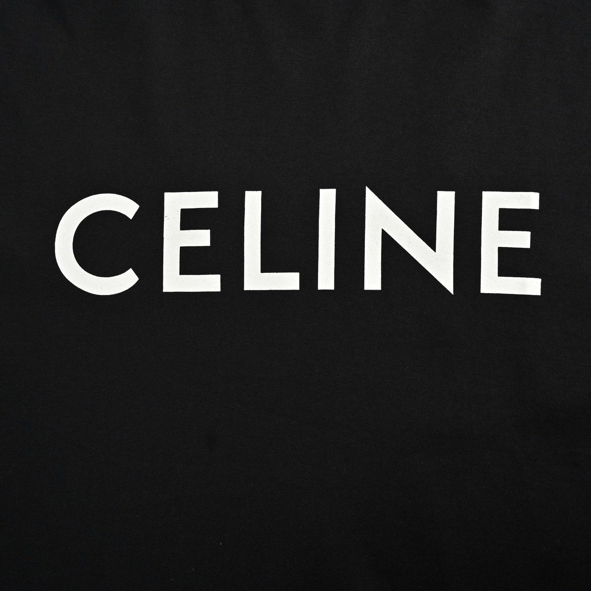 Celine Loose T-Shirt In Cotton Jersey Black – foto 4
