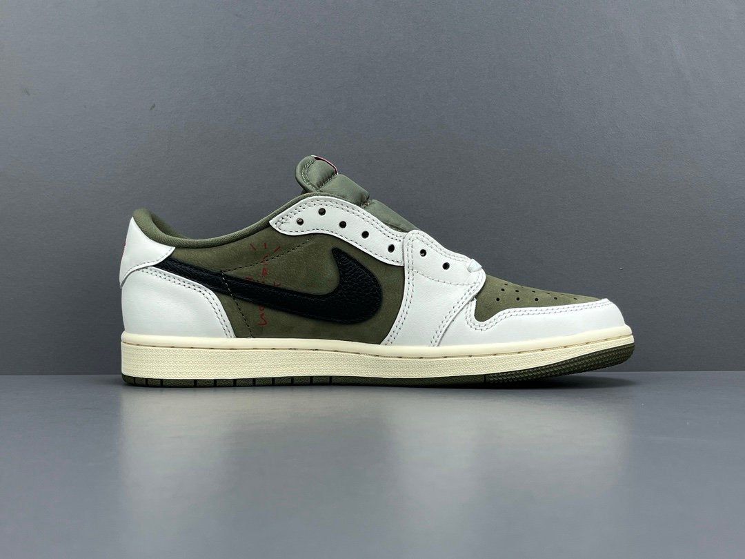 Air Jordan 1 Retro Low OG SP Travis Scott — Medium Olive – foto 4