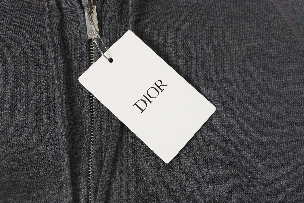 Dior Cashmere Hooded Jacket Grey – foto 4