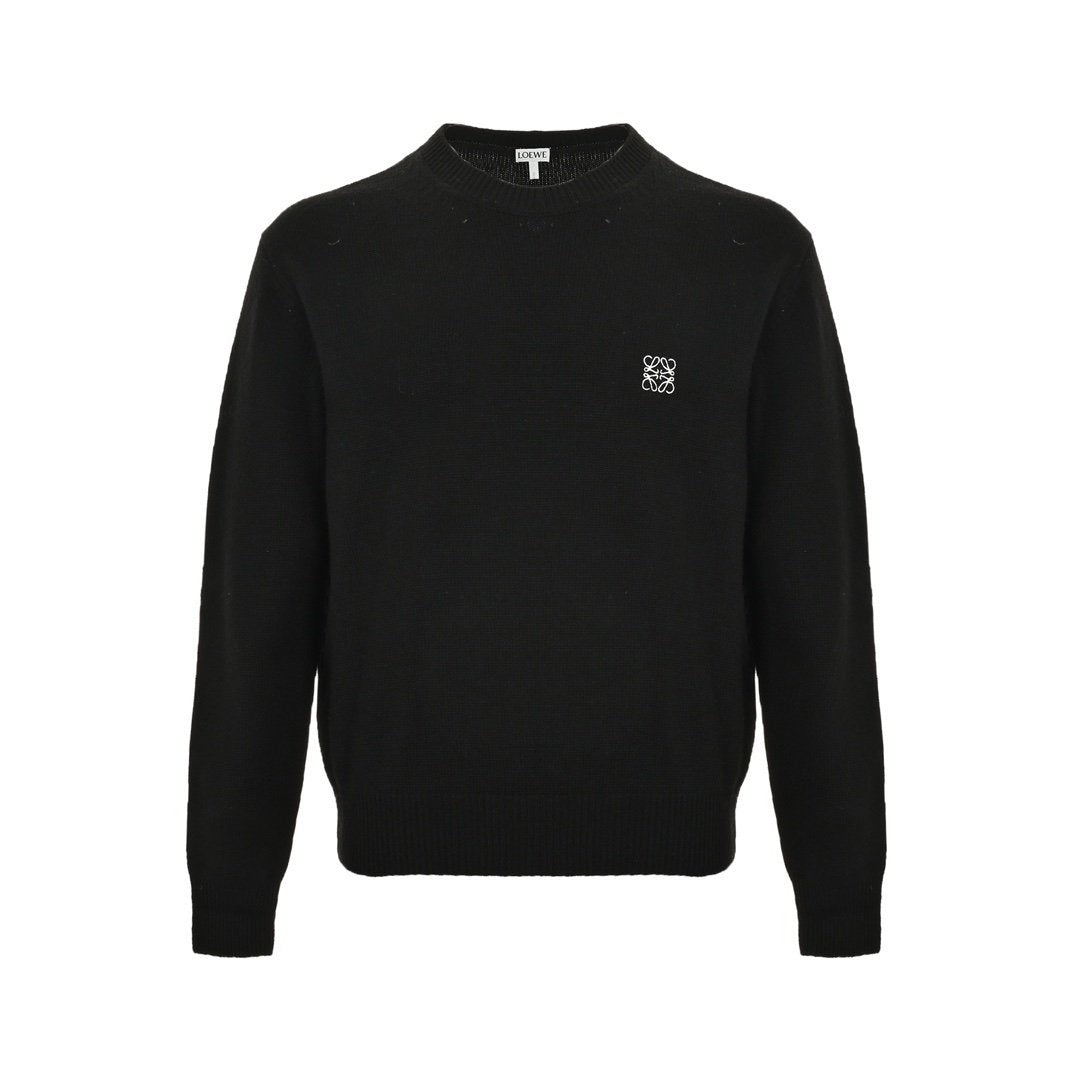 Loewe Anagram Wool Sweater — Zwart