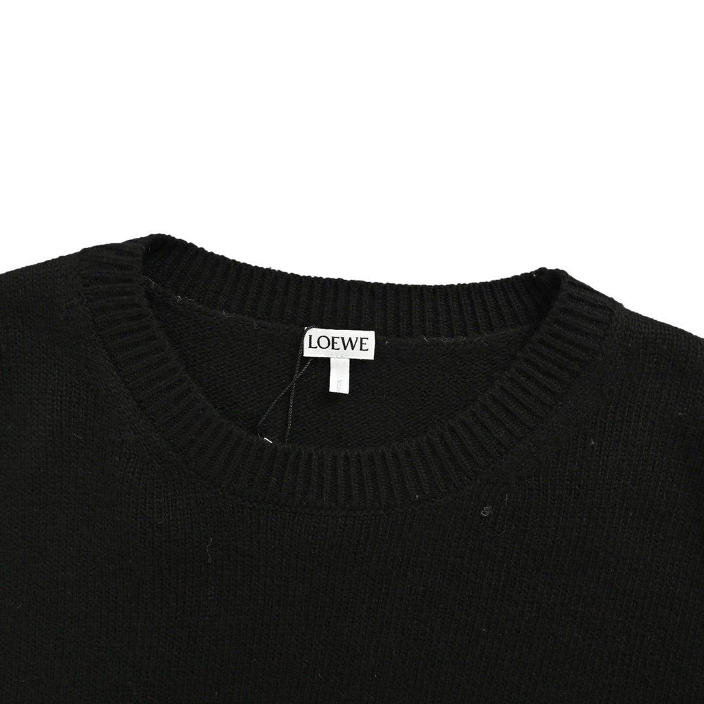 Loewe Anagram Wool Sweater — Zwart – foto 4