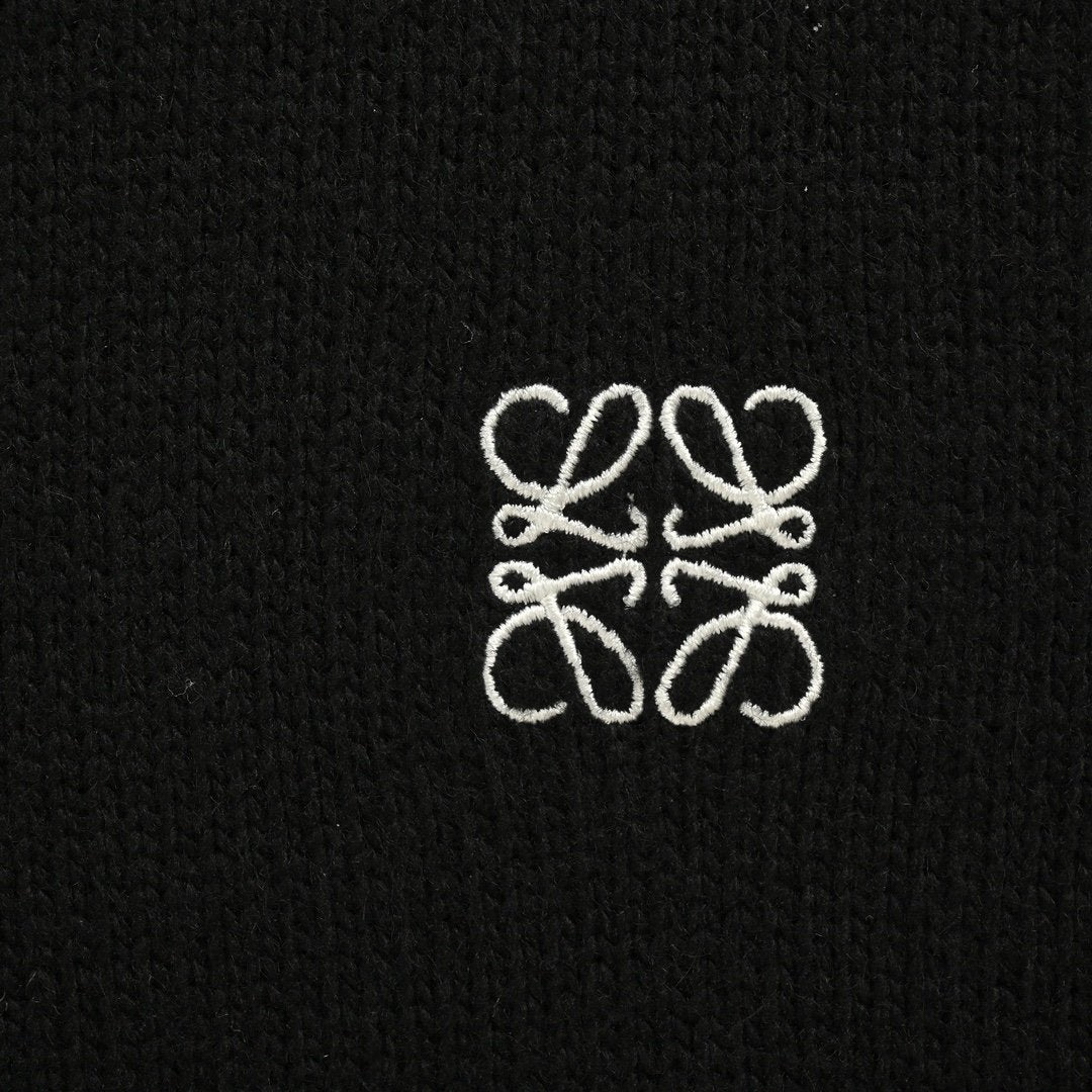 Loewe Anagram Wool Sweater — Zwart – foto 5