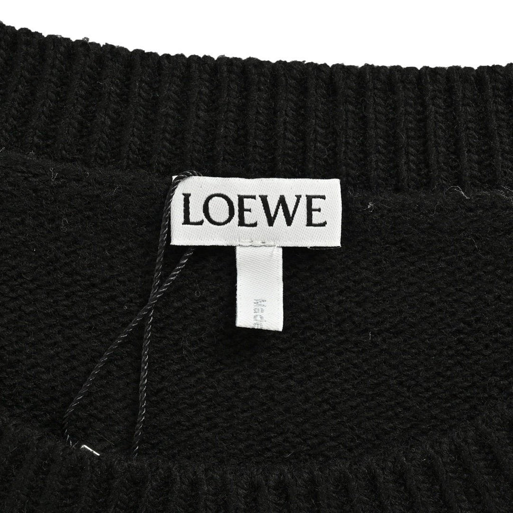 Loewe Anagram Wool Sweater — Zwart – foto 6