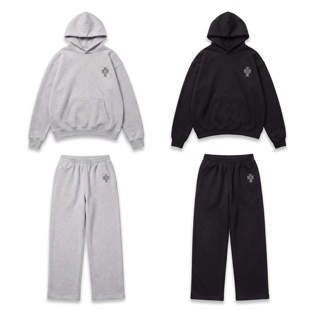 Portugal x Limited Edition Tracksuit grijs en zwart