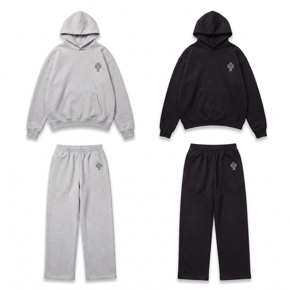Portugal x Limited Edition Tracksuit grijs en zwart
